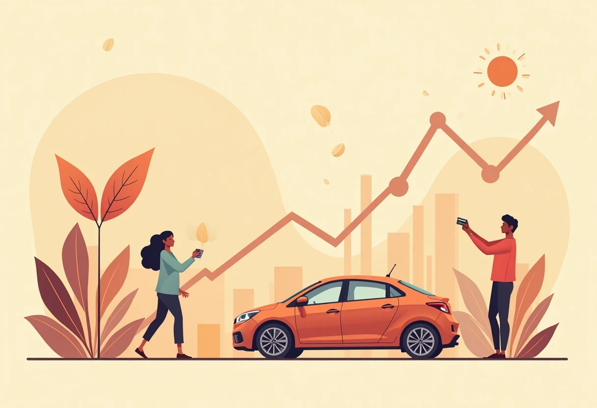 Opções de financiamento de carro moderno