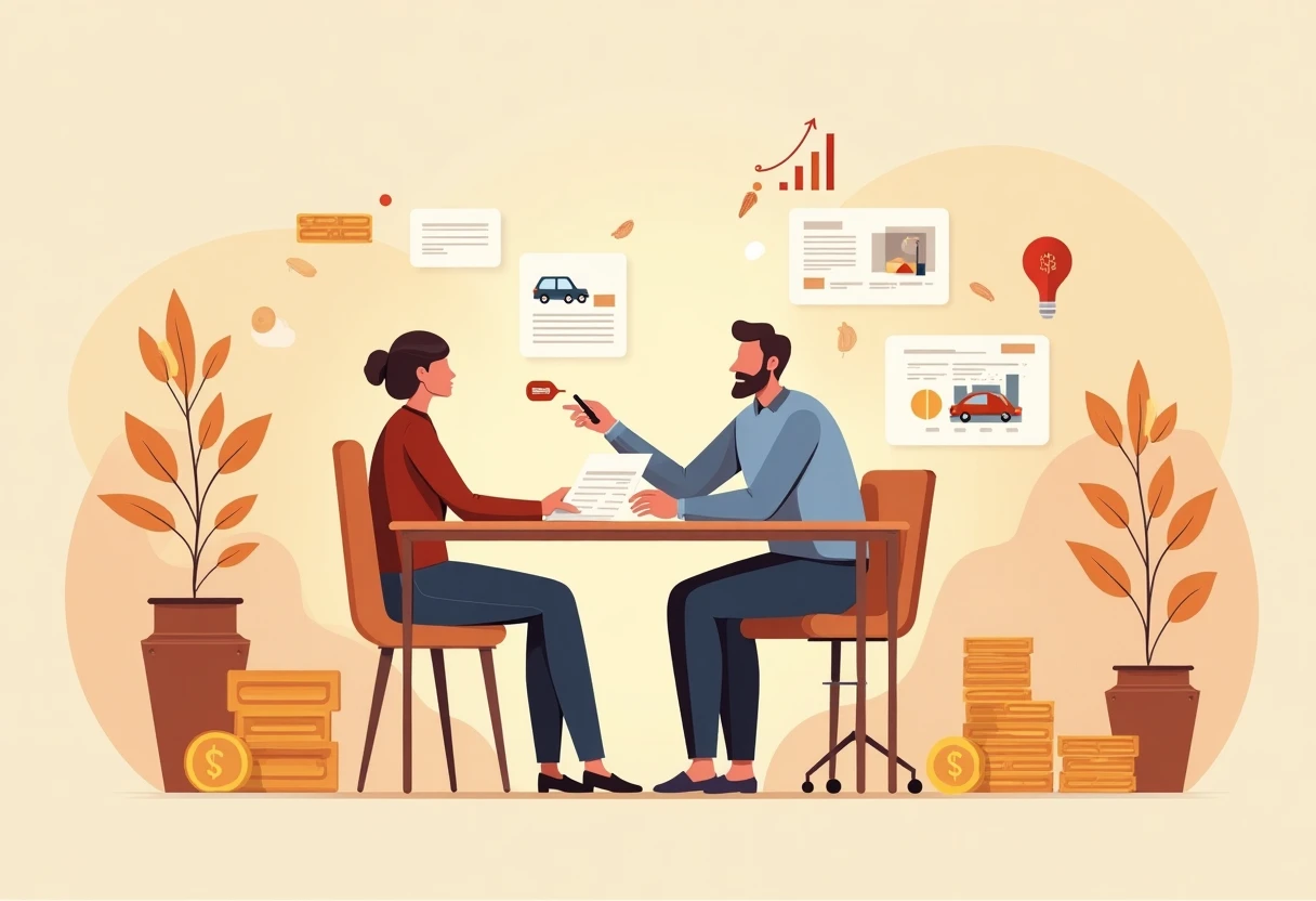 Reviewing car finance documents