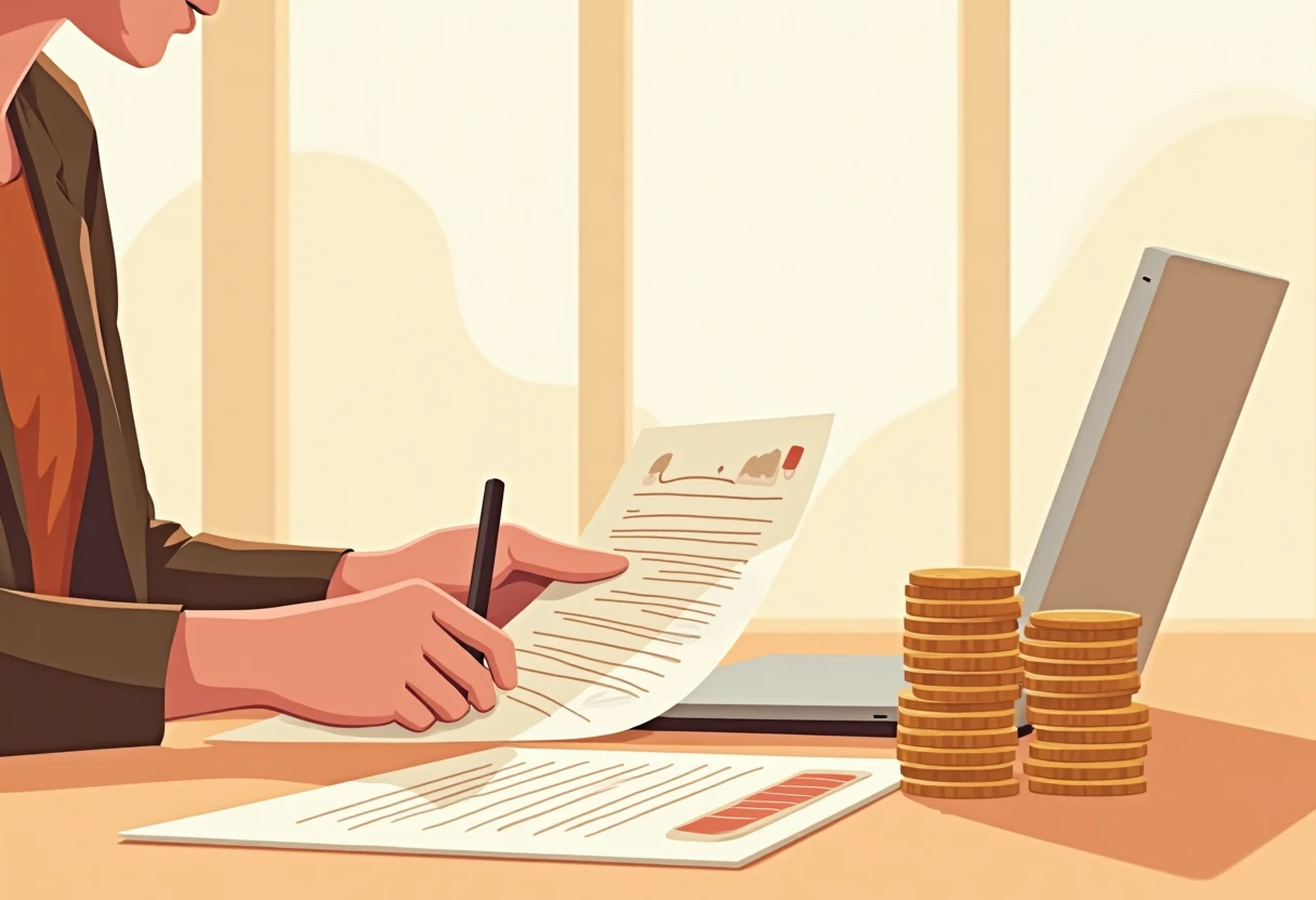Reviewing loan terms for quick repayment