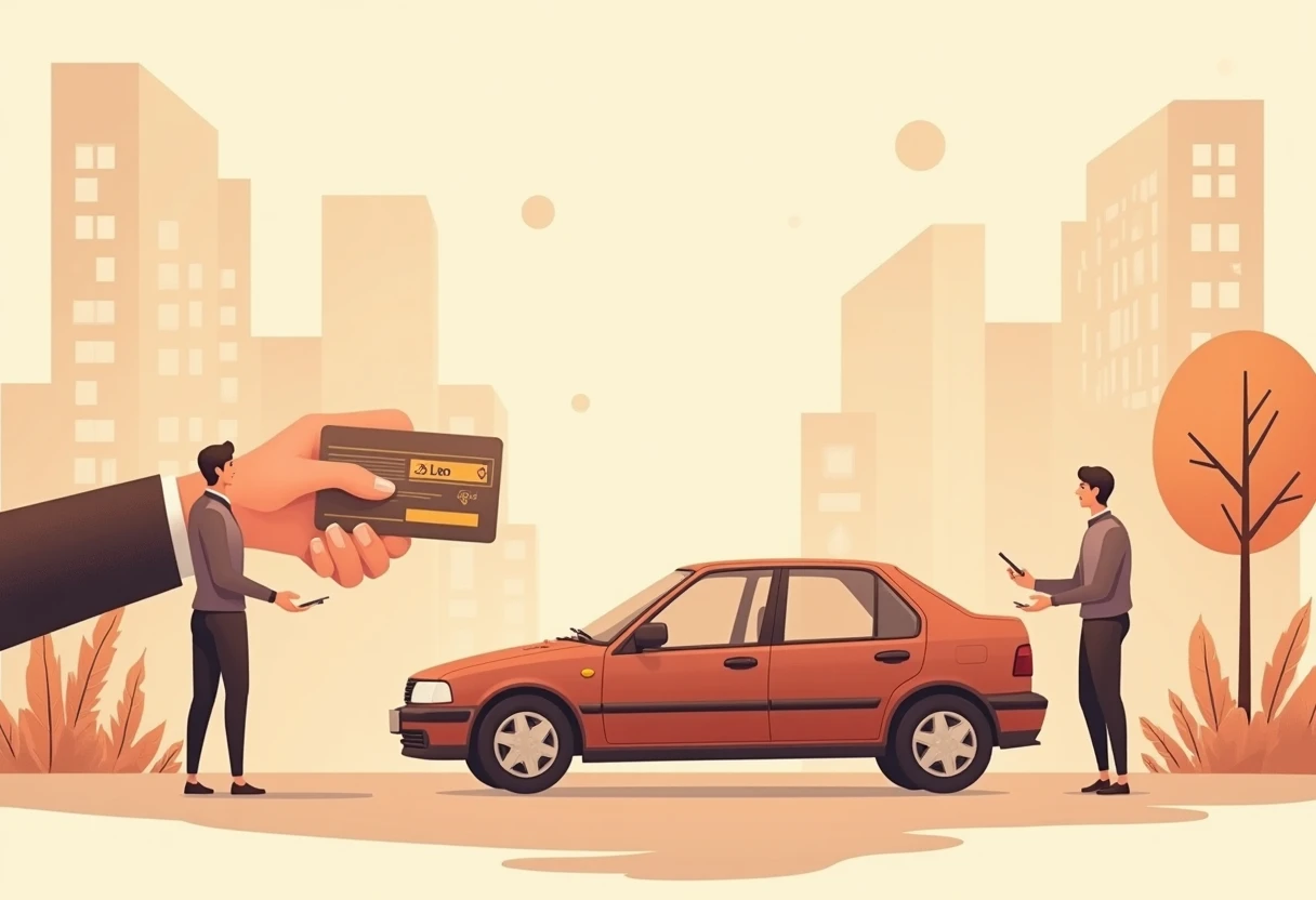Entrega de un auto usado financiado