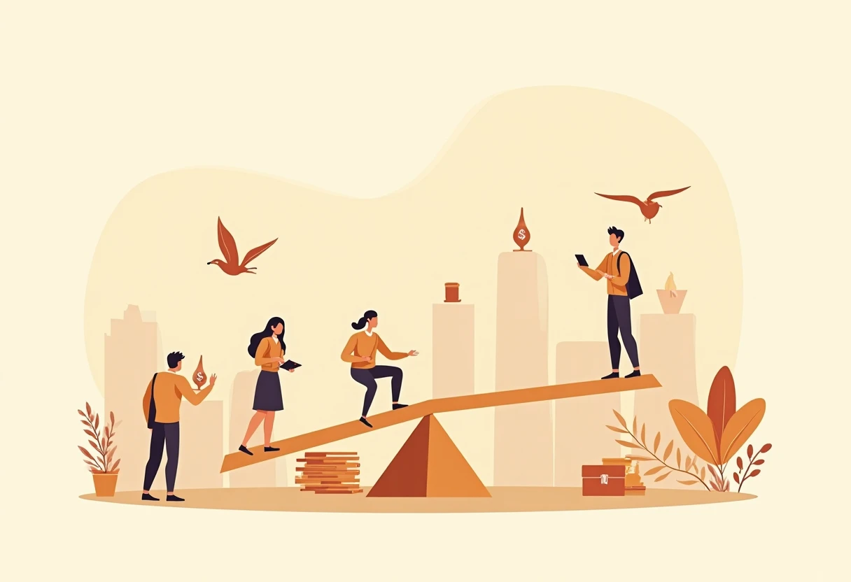 Ilustración de mitos de financiamiento