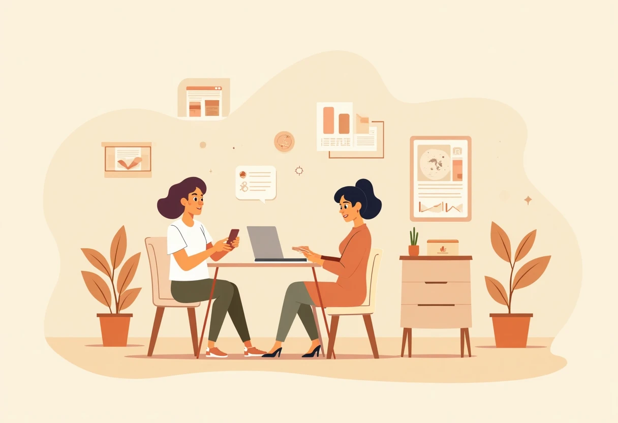 Freelancer reviewing loan options