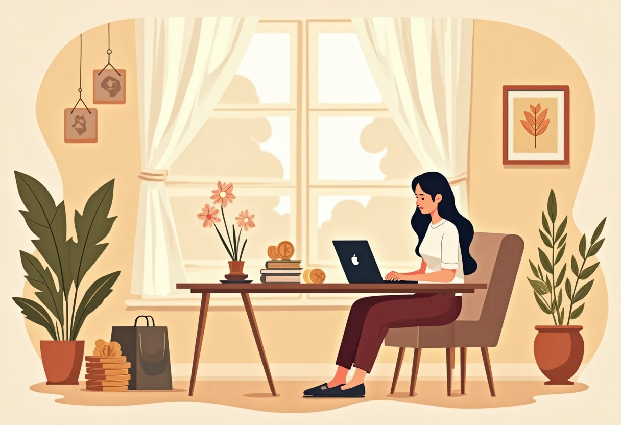Freelancer managing finances