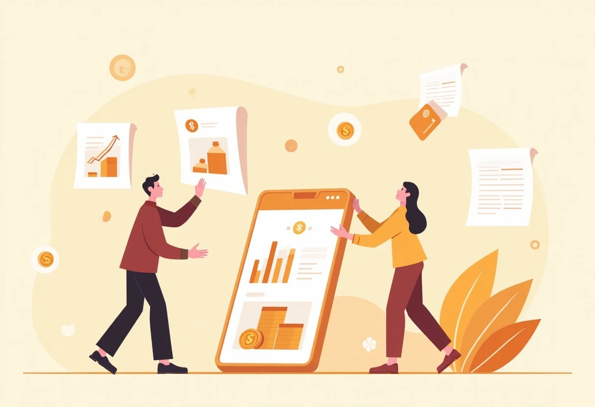 Digital loan application interface